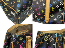 画像をギャラリービューアに読み込む, LOUIS VUITTON ルイヴィトン トートバッグ オーレリアMM M40095 モノグラムマルチカラー ブラック 美品 中古 59523