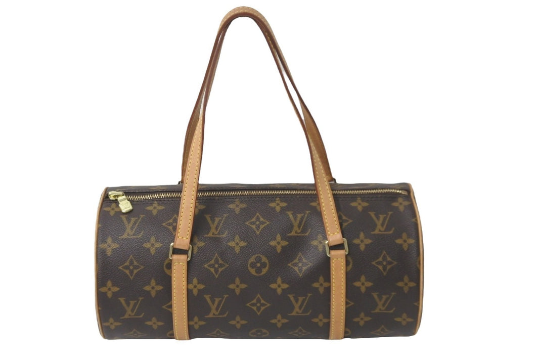 LOUIS VUITTON ルイヴィトン モノグラム パピヨン30 ハンドバッグ ブラウン PVC 鞄 ロゴ 手持ち M51385 美品 中古  59524 – Casanova Vintage