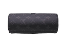 画像をギャラリービューアに読み込む, LOUIS VUITTON ルイヴィトン 時計ケース M43385 エテュイ・3 モントル ブラック モノグラムエクリプス 美品 中古 59525
