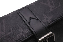 画像をギャラリービューアに読み込む, LOUIS VUITTON ルイヴィトン 時計ケース M43385 エテュイ・3 モントル ブラック モノグラムエクリプス 美品 中古 59525