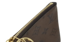 画像をギャラリービューアに読み込む, 極美品 LOUIS VUITTON ルイヴィトン モノグラム リバース ポシェットトリオ ポーチ 一部分 M68756 ブラウン ロゴ 中古 59526