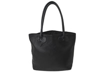 Load image into Gallery viewer, CHROME HEARTS クロムハーツ FSトートバッグ セメタリークロスパッチ ブラック レザー シルバー925 美品 中古 59528