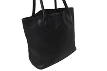 Load image into Gallery viewer, CHROME HEARTS クロムハーツ FSトートバッグ セメタリークロスパッチ ブラック レザー シルバー925 美品 中古 59528