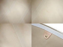 画像をギャラリービューアに読み込む, 極美品 LOUIS VUITTON ルイヴィトン ボストンバッグ N41429 キーポルバンドリエール55 ベージュ ダミエアズール 中古 59529