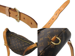 LOUIS VUITTON ルイヴィトン ボディバッグ M43644 バムバッグ ブラウン モノグラムキャンバス 美品 中古 59535