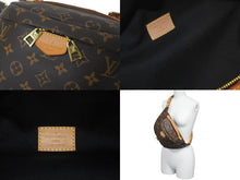 Load image into Gallery viewer, LOUIS VUITTON ルイヴィトン ボディバッグ M43644 バムバッグ ブラウン モノグラムキャンバス 美品 中古 59535