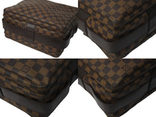 画像をギャラリービューアに読み込む, LOUIS VUITTON ルイヴィトン ショルダーバッグ N45255 ナヴィグリオ ブラウン ダミエキャンバス 美品 中古 59539