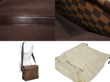画像をギャラリービューアに読み込む, LOUIS VUITTON ルイヴィトン ショルダーバッグ N45255 ナヴィグリオ ブラウン ダミエキャンバス 美品 中古 59539