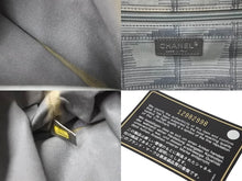 画像をギャラリービューアに読み込む, CHANEL シャネル ニュートラベルライン トートバッグ 12番台 グレー ピンク ナイロンジャガード 良品 中古 59543