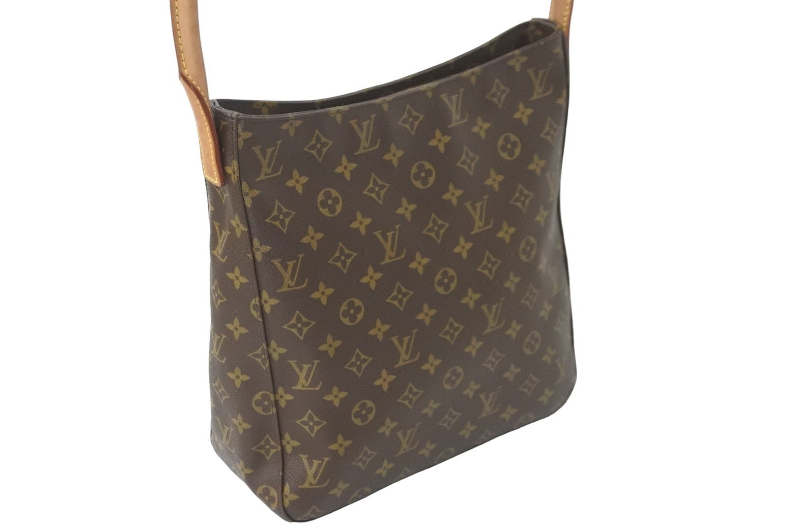 LOUIS VUITTON ルイヴィトン ショルダーバッグ ワンショルダー ルーピングGM M51145 モノグラム ブラウン 美品 中古 59554  – Casanova Vintage