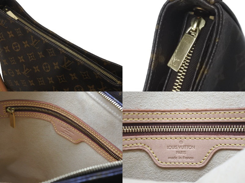 LOUIS VUITTON ルイヴィトン ショルダーバッグ ワンショルダー ルーピングGM M51145 モノグラム ブラウン 美品 中古 59554  – Casanova Vintage