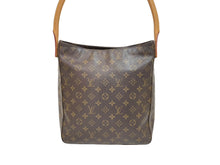 画像をギャラリービューアに読み込む, LOUIS VUITTON ルイヴィトン ショルダーバッグ ワンショルダー ルーピングGM M51145 モノグラム ブラウン 美品 中古 59555