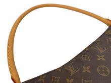 画像をギャラリービューアに読み込む, LOUIS VUITTON ルイヴィトン ショルダーバッグ ワンショルダー ルーピングGM M51145 モノグラム ブラウン 美品 中古 59555