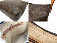 画像をギャラリービューアに読み込む, LOUIS VUITTON ルイヴィトン ショルダーバッグ ワンショルダー ルーピングGM M51145 モノグラム ブラウン 美品 中古 59555