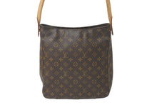 画像をギャラリービューアに読み込む, LOUIS VUITTON ルイヴィトン ショルダーバッグ ワンショルダー ルーピングGM M51145 モノグラム ブラウン 美品 中古 59556