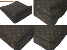 画像をギャラリービューアに読み込む, LOUIS VUITTON ルイヴィトン ショルダーバッグ ワンショルダー ルーピングGM M51145 モノグラム ブラウン 美品 中古 59556