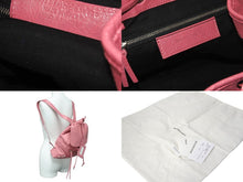 画像をギャラリービューアに読み込む, BALENCIAGA バレンシアガ トラベラー レザー バックパック リュックサック ピンク レザー 399344 美品 中古 59561