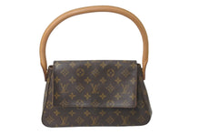 画像をギャラリービューアに読み込む, LOUIS VUITTON ルイヴィトン ショルダーバッグ ワンショルダー ミニルーピング M51147 ブラウン レディース 美品 中古 59565