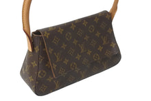 画像をギャラリービューアに読み込む, LOUIS VUITTON ルイヴィトン ショルダーバッグ ワンショルダー ミニルーピング M51147 ブラウン レディース 美品 中古 59565