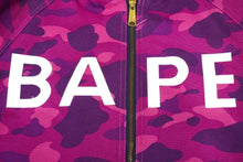 Load image into Gallery viewer, A BATHING APE アベイシングエイプ CARHARTT カーハート アクティブジャケット 1ST CAMO パープル サイズM 美品 中古 59567