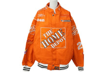 画像をギャラリービューアに読み込む, Jeff Hamilton ジェフ ハミルトン レーシングジャケット HOME DEPOT ホームデポット オレンジ コットン 美品 中古 59579