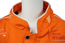 画像をギャラリービューアに読み込む, Jeff Hamilton ジェフ ハミルトン レーシングジャケット HOME DEPOT ホームデポット オレンジ コットン 美品 中古 59579