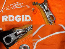 画像をギャラリービューアに読み込む, Jeff Hamilton ジェフ ハミルトン レーシングジャケット HOME DEPOT ホームデポット オレンジ コットン 美品 中古 59579