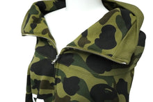 画像をギャラリービューアに読み込む, A BATHING APE アベイシングエイプ 1ST CAMO フルジップ パーカー グリーン コットン 3XL 001ZPJ301012M 美品 中古 59590