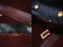 画像をギャラリービューアに読み込む, CHANEL シャネル チェーンショルダーバッグ ミニミニマトラッセ 14cm 1番台 ラムスキン ブラック ゴールド金具 美品 中古 59600