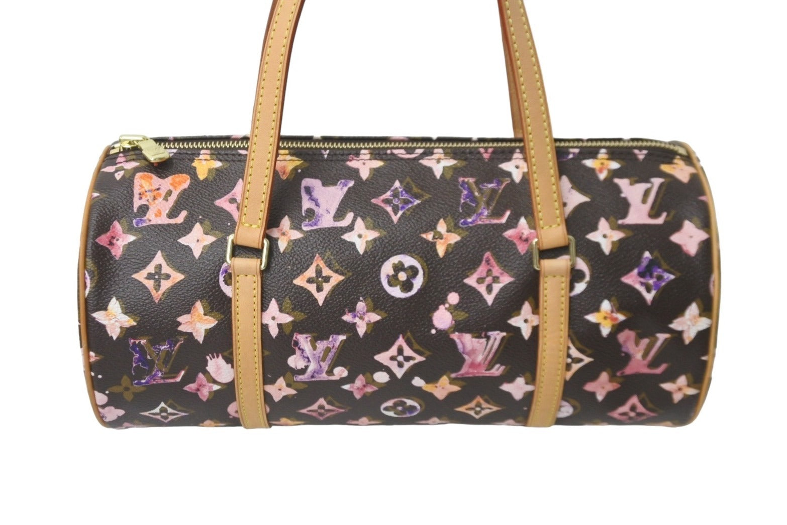 極美品 LOUIS VUITTON ルイヴィトン ハンドバッグ パピヨン30 マロン M95753 モノグラムウォーターカラー 中古 59607 –  Casanova Vintage