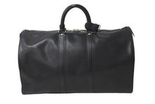 画像をギャラリービューアに読み込む, LOUIS VUITTON ルイヴィトン ボストンバッグ M59062 キーポル45 ブラック エピレザー 新型 美品 中古 59608