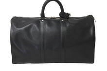 画像をギャラリービューアに読み込む, LOUIS VUITTON ルイヴィトン ボストンバッグ M59062 キーポル45 ブラック エピレザー 新型 美品 中古 59608