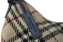 Load image into Gallery viewer, BURBERRY バーバリー ショルダーバッグ ワンショルダー ノバチェック ヴィンテージ ツイード レザー 美品 中古 59614