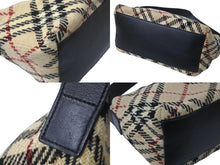 Load image into Gallery viewer, BURBERRY バーバリー ショルダーバッグ ワンショルダー ノバチェック ヴィンテージ ツイード レザー 美品 中古 59614