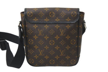画像をギャラリービューアに読み込む, LOUIS VUITTON ルイヴィトン ショルダーバッグ バスPM M56717 モノグラム マカサー ブラウン 美品 中古 59616