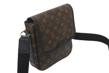 画像をギャラリービューアに読み込む, LOUIS VUITTON ルイヴィトン ショルダーバッグ バスPM M56717 モノグラム マカサー ブラウン 美品 中古 59616