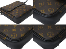 画像をギャラリービューアに読み込む, LOUIS VUITTON ルイヴィトン ショルダーバッグ バスPM M56717 モノグラム マカサー ブラウン 美品 中古 59616