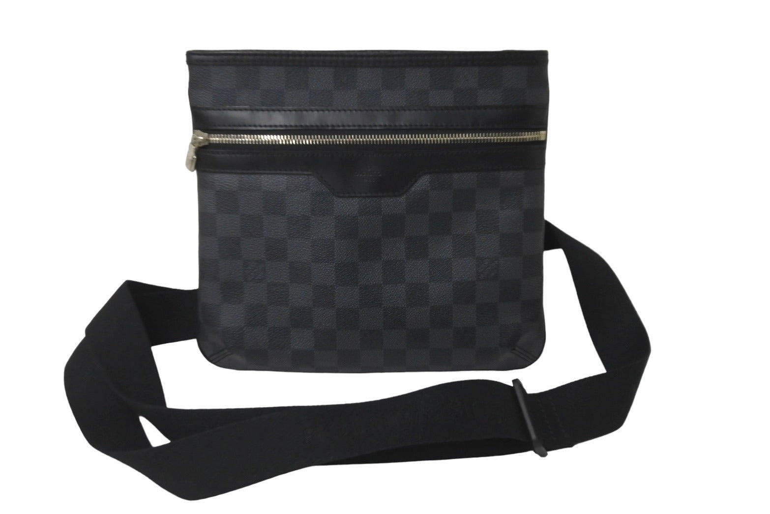 極美品 LOUIS VUITTON ルイヴィトン ショルダーバッグ ダミエ グラフィット トマス N58028 ブラック PVC 中古 59617 –  Casanova Vintage