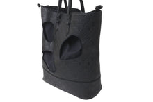 Load image into Gallery viewer, 新品同様 LOUIS VUITTON ルイヴィトン コムデギャルソン 川久保玲 トートバッグ M58661 ウィズホールズMM モノグラムアンプラント ブラック 中古 59620