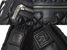 画像をギャラリービューアに読み込む, CHANEL シャネル ショルダーバッグ コココクーン 15番台 2011年頃 ナイロン シルバー金具 美品 中古 59626
