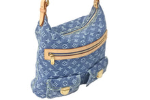 Load image into Gallery viewer, 極美品 LOUIS VUITTON ルイヴィトン ショルダーバッグ バギーGM M95212 モノグラムデニム ブルー 中古 59634