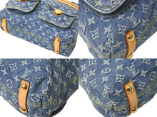 Load image into Gallery viewer, 極美品 LOUIS VUITTON ルイヴィトン ショルダーバッグ バギーGM M95212 モノグラムデニム ブルー 中古 59634