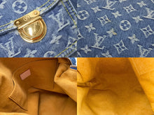 Load image into Gallery viewer, 極美品 LOUIS VUITTON ルイヴィトン ショルダーバッグ バギーGM M95212 モノグラムデニム ブルー 中古 59634
