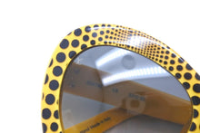 画像をギャラリービューアに読み込む, 極美品 LOUIS VUITTON ルイ ヴィトン × 草間彌生 コラボ サングラス Z0478E ウェーブ オーバーサイズ 53□20 イエロー 中古 59640