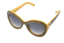 画像をギャラリービューアに読み込む, 極美品 LOUIS VUITTON ルイ ヴィトン × 草間彌生 コラボ サングラス Z0478E ウェーブ オーバーサイズ 53□20 イエロー 中古 59640