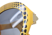 画像をギャラリービューアに読み込む, 極美品 LOUIS VUITTON ルイ ヴィトン × 草間彌生 コラボ サングラス Z0478E ウェーブ オーバーサイズ 53□20 イエロー 中古 59640