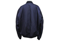 画像をギャラリービューアに読み込む, 新品同様 PRADA プラダ ボンバージャケット ネイビー ナイロン トライアングルロゴ サイズ50 ACU1 2021 2293 中古 59644