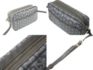 GOYARD ゴヤール ショルダーバッグ カップヴェールPM バッグ グレー ゴヤールディンキャンバス 美品 中古 59652