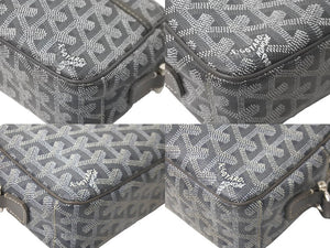 GOYARD ゴヤール ショルダーバッグ カップヴェールPM バッグ グレー ゴヤールディンキャンバス 美品 中古 59652