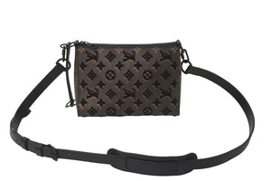 極美品 LOUIS VUITTON ルイヴィトン ショルダーバッグ M45070 トリアングル メッセンジャー モノグラムタフタージュ ブラウン  ブラック 中古 59662 – Casanova Vintage